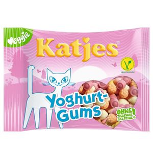 Katjes Yoghurt Gums bez żelatyny z naturalnymi smakami 175g