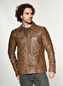 Maze Lederjacke Herren hazelbrown XXL