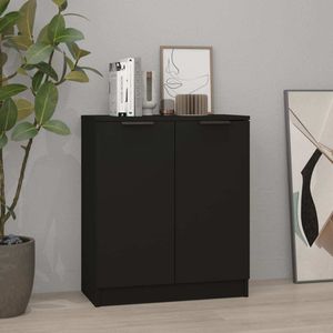 vidaXL Sideboard Schwarz 60x30x70 cm Holzwerkstoff