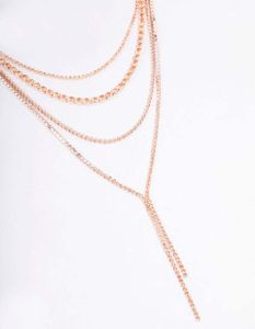 Lovisa - Rose Gold Cupchain Mehrschichtige Halskette