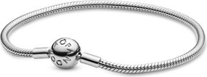 Pandora Damen-Armband Kugelverschluss glatt 925 Silber 21 cm-590728-21 Pandora Damen-Armband Kugelverschluss glatt 925 Silber 21 cm-590728-21