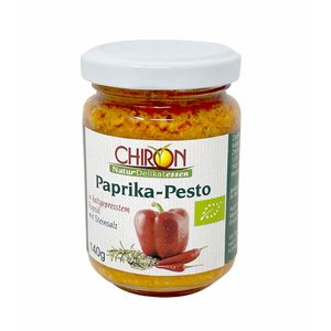 CHIRON NaturdelikatessenPaprika Pesto kbA 140 Gramm Glas