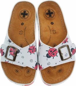 Dámske papuče Medi Line S182.010 white 39