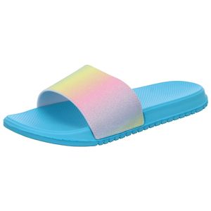 Sneakers Damen-Badepantolette Blau, Farbe:blau, EU Größe:38