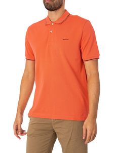 GANT Piqué-Poloshirt mit Spitze, Orange XL