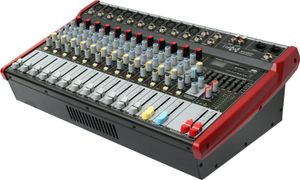 E-Lektron ST-122P Live Power-Mixer 12-Kanal + Stereo MP3/Bluetooth-Kanal Bluetooth Mischpult inkl. 2x 400W Endstufe