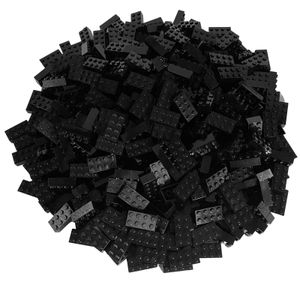 LEGO® 2x4 Steine Hochsteine Schwarz - 3001 NEU! Menge 50x