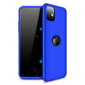 Hülle für iPhone 11 360 Grad Schutz mit Displayglas Schutzglas Bumper Cover iPhone 11 Farbe: Blau