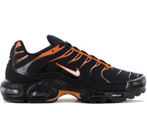 Nike TN Air Max Plus "Dark Obsidian & Black", Schwarz/Orange, Größe: 42