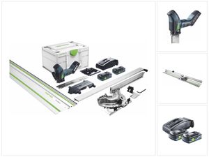 Festool ISC 240 HPC 4,0 EBI-Plus-XL-FS Akku Dämmstoffsäge 18 V 240 mm ( 576572 ) + 2x Akku 4,0 Ah + Ladegerät + Führungsschiene + Systainer ( Nachfolger von 575592 )