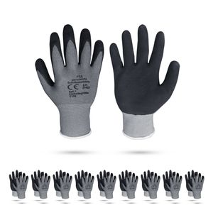 Robuste Arbeitshandschuhe Montagehandschuhe Gr.10 feinfühlige Schutz-Handschuhe für die Arbeit 10er Pack