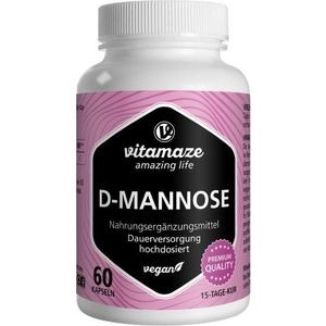 D-Mannose Hochdosiert vegan Kapseln 60 St