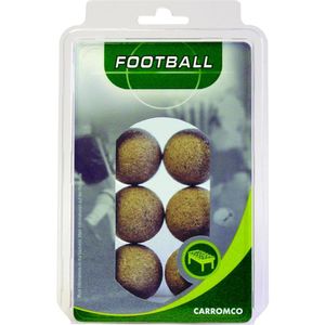 Kickerbälle, 6x Kork, Blister, 1 Set