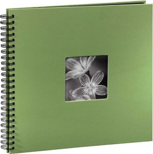 Hama "Fine Art" Spiral Album, apple-green, 34x32/50, 340 mm, 320 mm, Grün