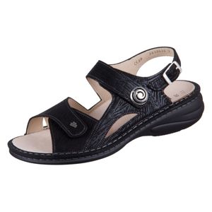 FINN COMFORT Denia Damen Sandalen schwarz Nubukleder : 40 Schuhgröße: 40