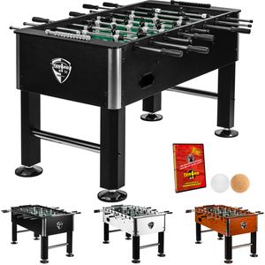 TUNIRO Profi Tischkicker Tischfussball Kicker Kickertisch BASIC Schwarz