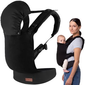 MoMi COLLET Ergonomische Babytrage, 2-in-1 Kindertrage, Bauchtrage, Rückentrage, Rucksack von 4 bis 20kg