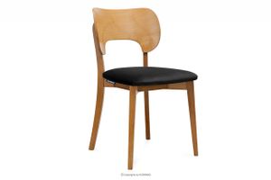Konsimo Židle "LYCO", Černá, látka/dřevo, skandinávská, 47x80,5x45 cm