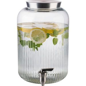 APS Getränkespender 7 Liter Glas/Edelstahl