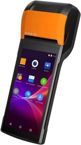 PDA Sunmi V2 Mobiles Pay-Terminal mit integriertem Drucker, Android 7.1, Touchscreen, unterstützt 4G, Bluethooth, WiFi + Dockingstation für jedes St