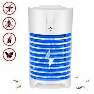 Mücken Zapper mit Steckdosen Elektrisch Insektenvernichter UV-Insektenlampen Mückenlampe Fliegenfalle für Innen Räume