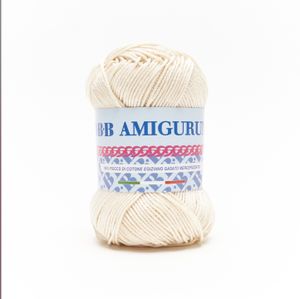 B.B.B. Filati - Amigurumi - Strickgarn aus reiner Baumwolle, sehr weich, geeignet für Puppen und Puppen, maschinenwaschbar, für Eisen/Häkelnadeln: 3-4 beige 2141 50 gr