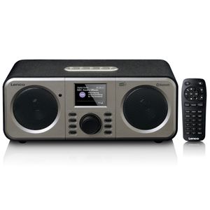 Lenco DAR-030BK - Stereo DAB+ FM-Radio mit Bluetooth - Schwarz