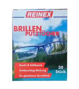 30x BRILLEN PUTZTÜCHER Brillenputztücher Brillentuch Reinigung Putz Tücher 86