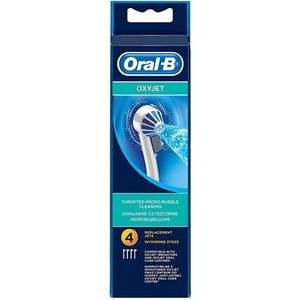Oral-B Zahnbürstenaufsätze, OxyJet ED 17-4 Aufsätze, Für Erwachsene, Anzahl der enthaltenen Bürstenköpfe 4, Weiß