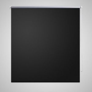 Verdunklungsrollo Verdunkelungsrollo 40x100 Schwarz | Fenster Lamelle für Büro Wohnzimmer Schlafzimmer