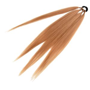 Haarteil Synthetik Haarverlängerung Zopf Haar Extension für Damen, Mädchen - BRAIDELLA Blond