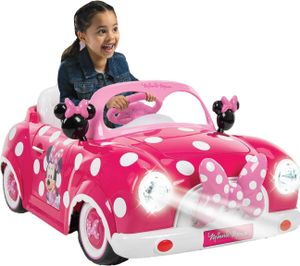 Huffy Disney Minnie Auto 6v Kinderauto - Einfache Lenkungssteuerung, für Kinder ab 3 Jahren