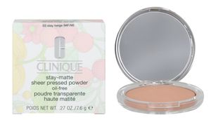 Clinique Stay Matte Sheer Pressed Powder Oil-Free Kompaktpuder Stay Beige 03 7.6g