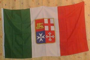 Flagge Fahne : Italien Staatswappen Italienflagge Wappen