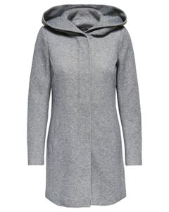 ONLY Kabáty dámske Polyester Grey GR40893 - Veľkosť: L