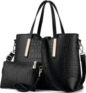 2 Stück Damen Ledertasche mit Geldbörse Handtasche 2 Stück Damen Ledertasche mit Geldbörse Handtasche