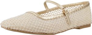 La Strada Damen Spangenballerina in Beige, Größe 37