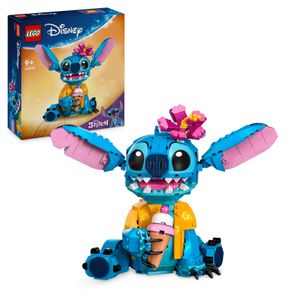 LEGO ǀ Disney Stitch, Bau- und Spielset für Kinder, Figur mit Eiswaffel, Spielzeug, kreatives Set zum Bauen, ideales Geschenk für Mädchen, Jungen und alle Fans der Kinoerfolgs Lilo & Stitch 43249