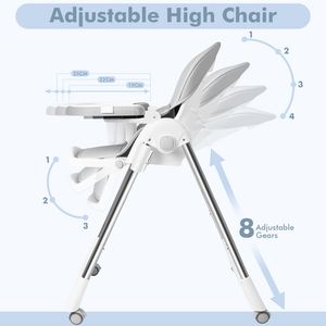 Sessamen-LP Hochstühle Kinderstuhl Esstisch Faltbar Babystuhl Kinder Sitzerhöhung Kindersitz Tischstuhl mit Tisch Tablett Tragbarer Außenbereich,Grau Sessamen-LP Hochstühle Kinderstuhl Esstisch Faltbar Babystuhl Kinder Sitzerhöhung Kindersitz Tischstuhl mit Tisch Tablett Tragbarer Außenbereich,Grau