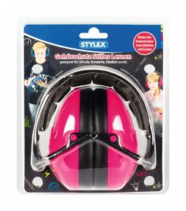 Stylex Gehörschutz, Stilles Lernen, SX-4230, rosa