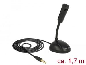 Delock 65872 - Mobile phone/smartphone microphone - -32 dB - 100 - 13000 Hz - 2200 Ohm - Omnidirektional - Verkabelt