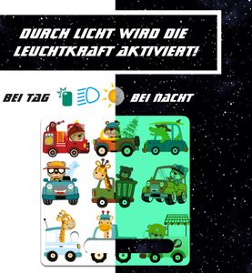 Toniebox Design Schutzfolie Nachtleuchtend Autos Aufkleber Design Hülle Schutzhülle