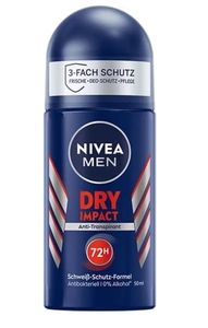 Nivea Men, Dry Impact, Antyperspirant, 50ml (PRODUKT Z NIEMIEC)