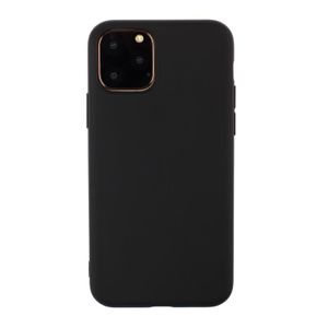 Apple iPhone 11 Pro [5,8 Zoll] Handy Hülle Silikon Case Schutzhülle Schwarz