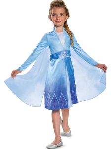 Kinderparty Disney Die Eiskönigin Elsa auf Reise Kinderkostüm Classic M (7-8 Jahre) Kinderkostüme 100% Polyester Prinzessin PTY_Karneval Mädchenkostüme