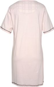 Vivance Dreams Sleepshirt 2 er-Pack schwarz, schwarz-weiß kariert, rosa, rosa-schwarz kariert Größe 32/34