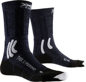 X-SOCKS Trek X Merino Trekkingsocken Unisex midnight blue/arctic white 45-47