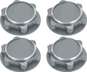Leichte Aluminiumlegierung Hexradmuttern 17 mm Anti -locker staubdes Nuss für 1/8 RC -Kartitangrau