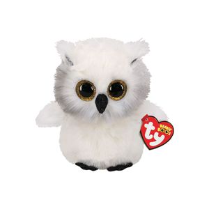 TY Beanie Boo regular 15 cm Austin white Owl