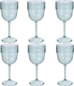 Koopman | Sada pohárov na víno - 340 ml - Transparentné - Ľahké a elegantné - Ideálne pre domácnosť a záhradu
